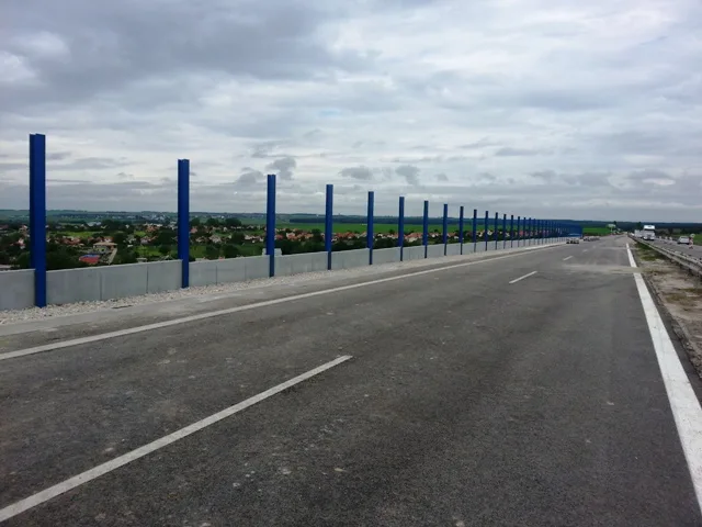 Rýchlostná cesta R1 Lehota - protihlukové opatrenia – fotografia realizácie 3